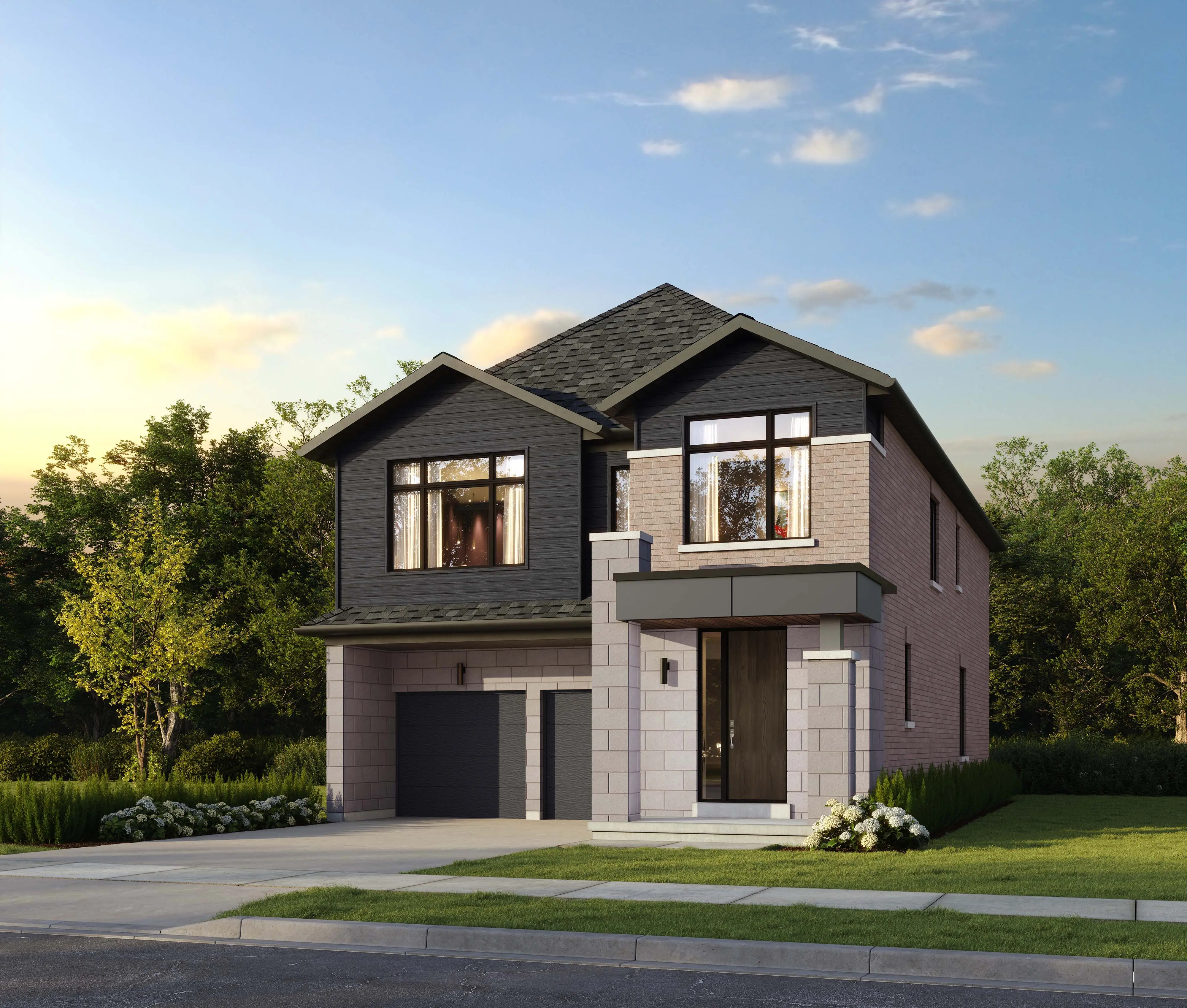 Alton model elevation — 36' Freehold Detached, Wildfield Village