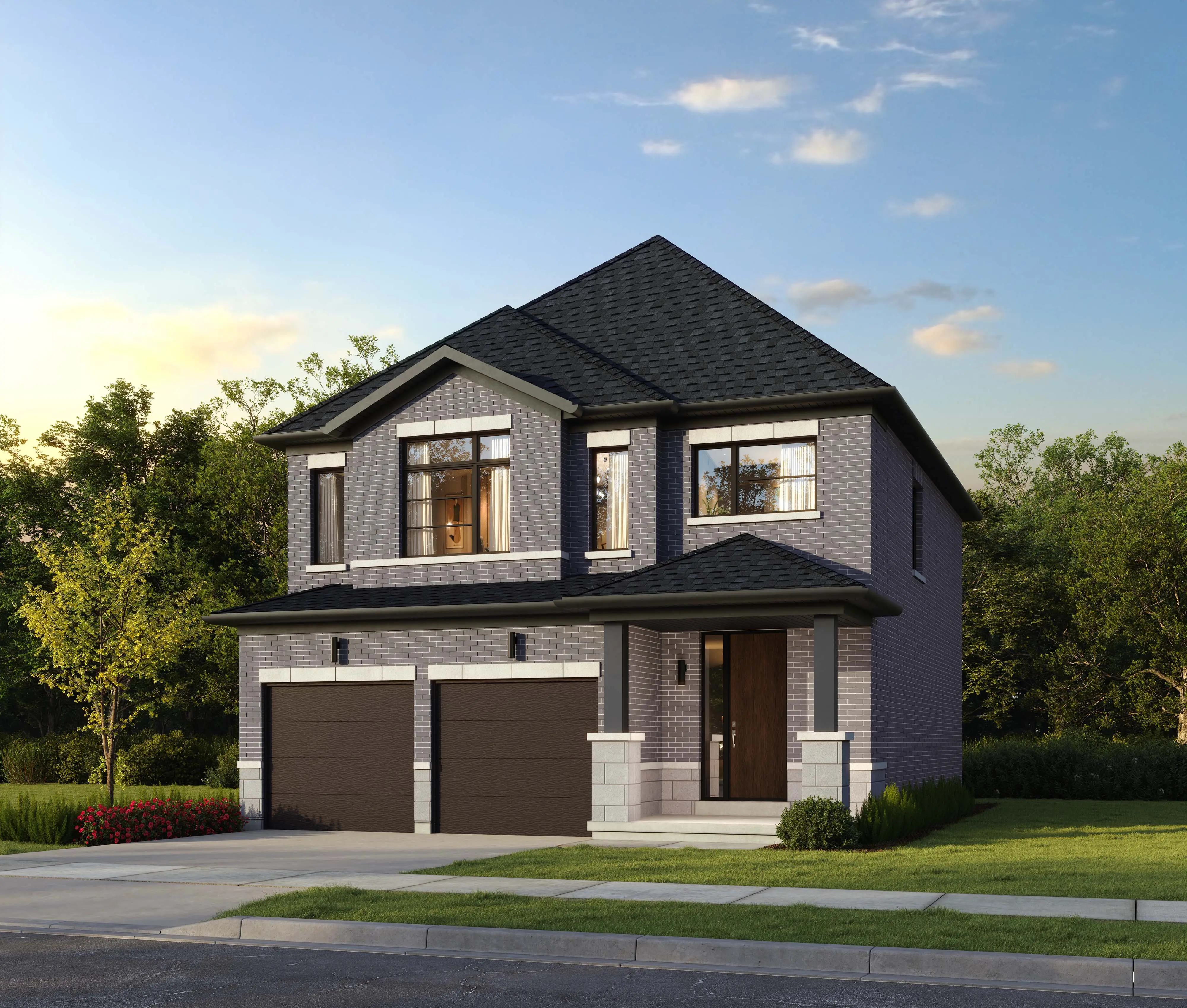 Maple model elevation — 36' Freehold Detached, Wildfield Village