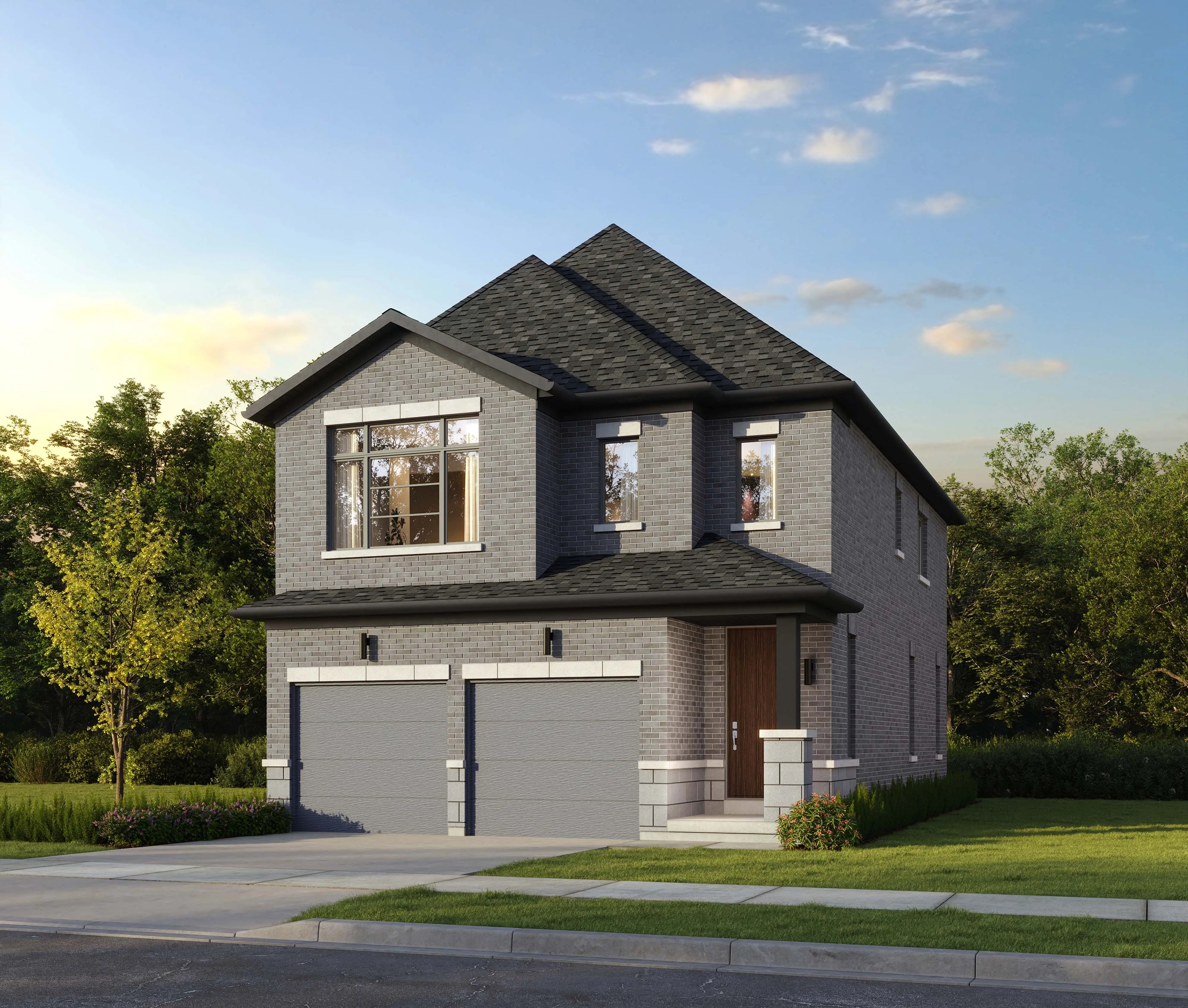 Sycamore model elevation — 32' Freehold Detached, Wildfield Village