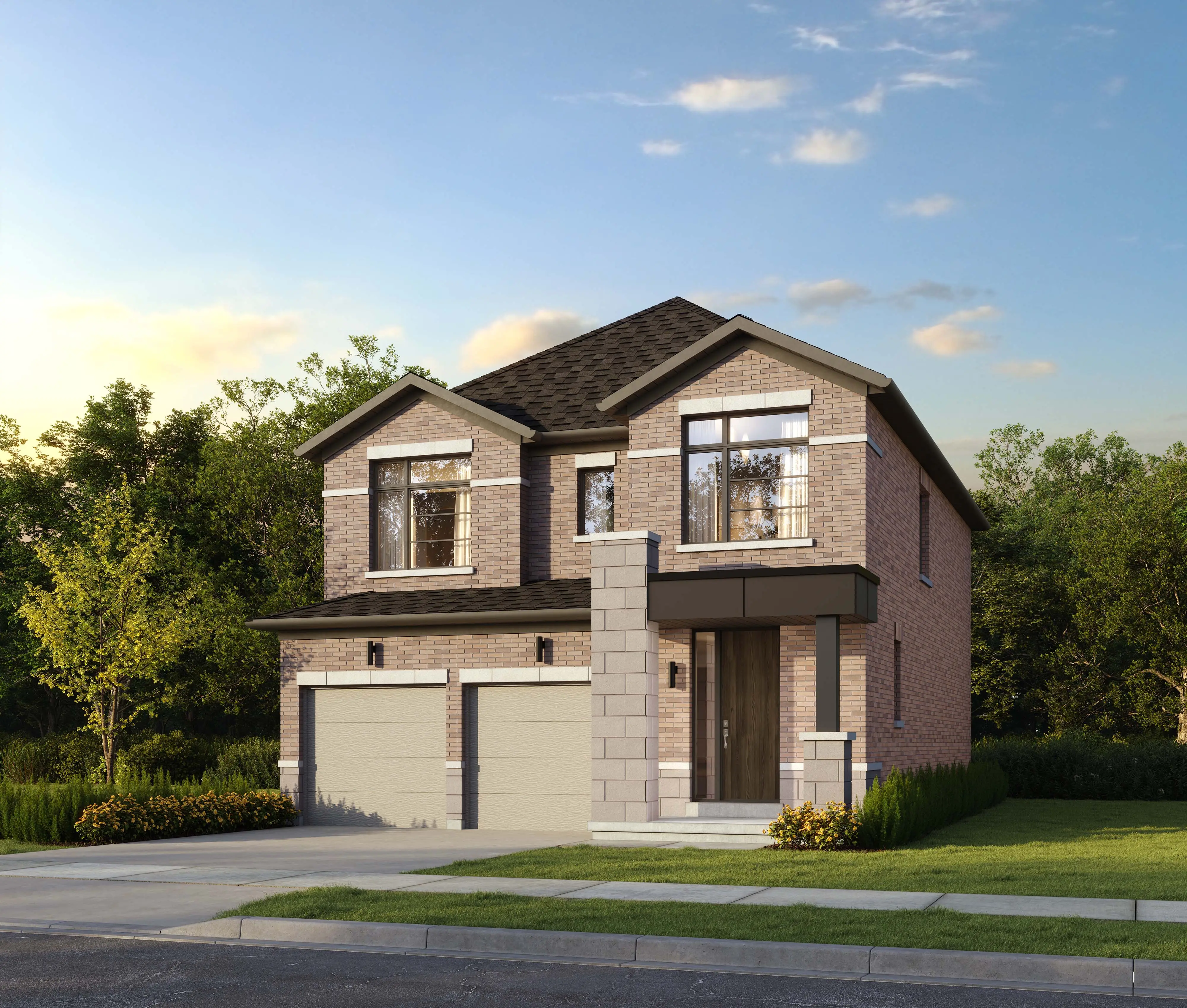Trillium model elevation — 36' Freehold Detached, Wildfield Village